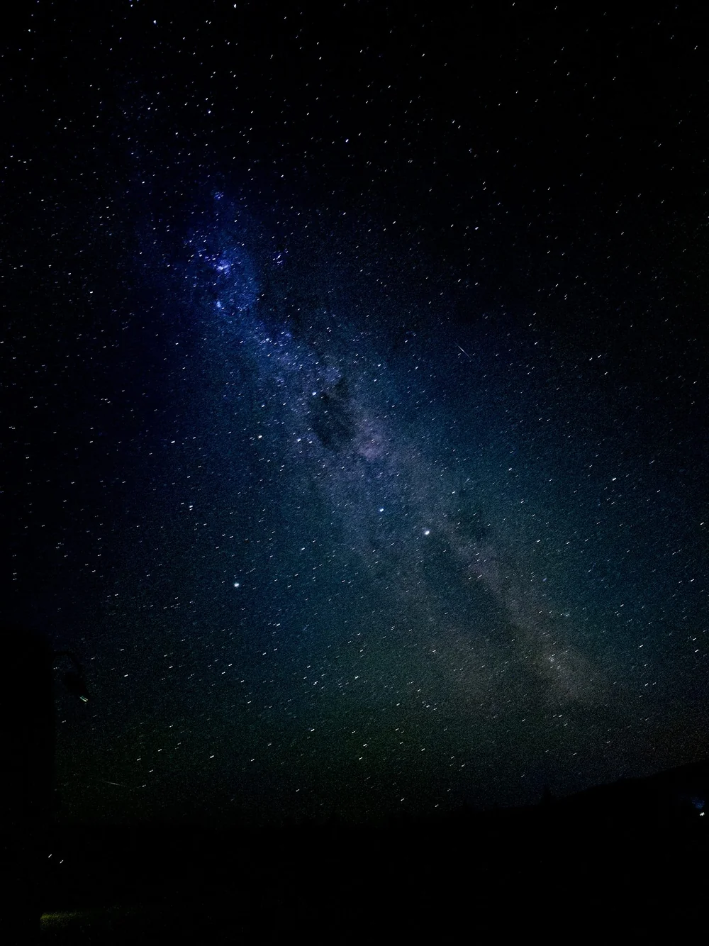 The Milky Way arching across the night sky, photographed by a guest